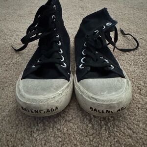 Balenciaga Black High-Top Sneakers